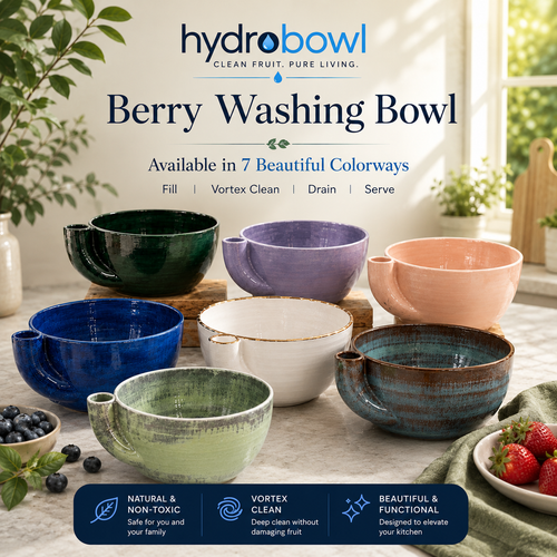 HydroBowl™ Multi-Use Fruit Washing Bowl